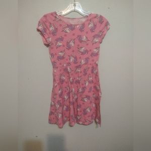 Pink Unicorn Skater Dress